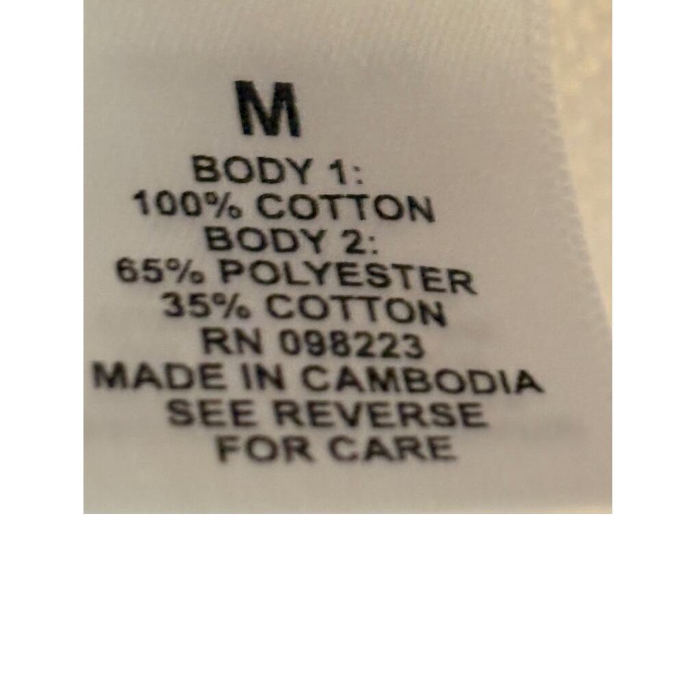 White Magellan Relaxed Fit Cotton Pants Sz Medium NWOT - Picture 8 of 8